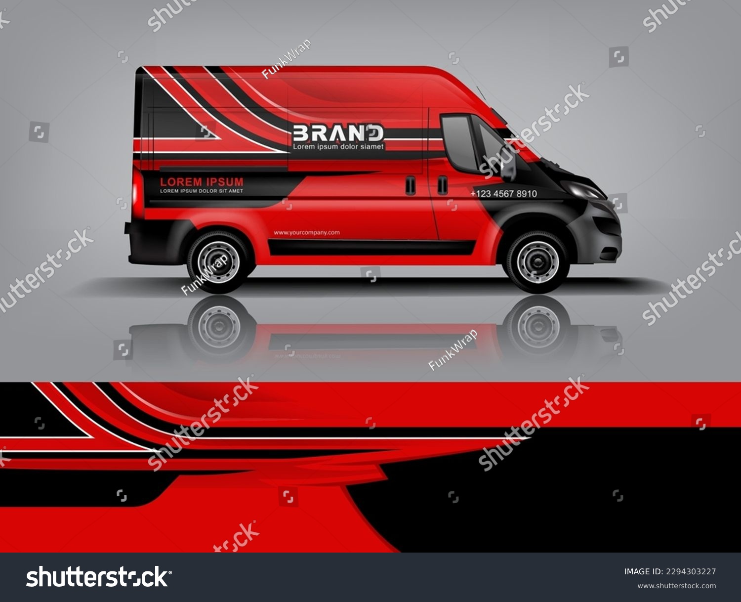 Car decal design vector. Graphic abstract stripe racing background kit designs for wrap vehicle, race car, rally, adventure and livery dekal a1
