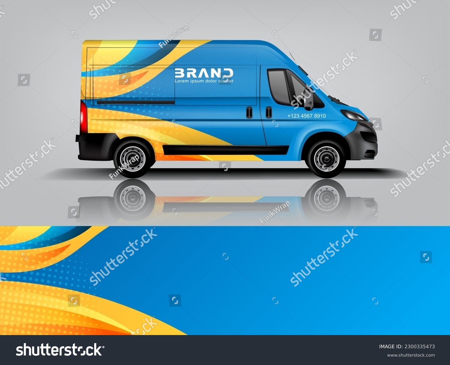 Car decal design vector. Graphic abstract stripe racing background kit designs for wrap vehicle, race car, rally, adventure and livery dekal a1