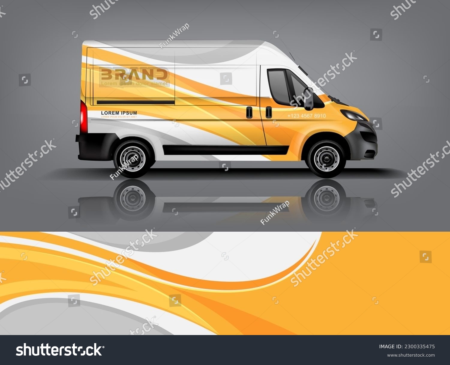 Car decal design vector. Graphic abstract stripe racing background kit designs for wrap vehicle, race car, rally, adventure and livery dekal a1