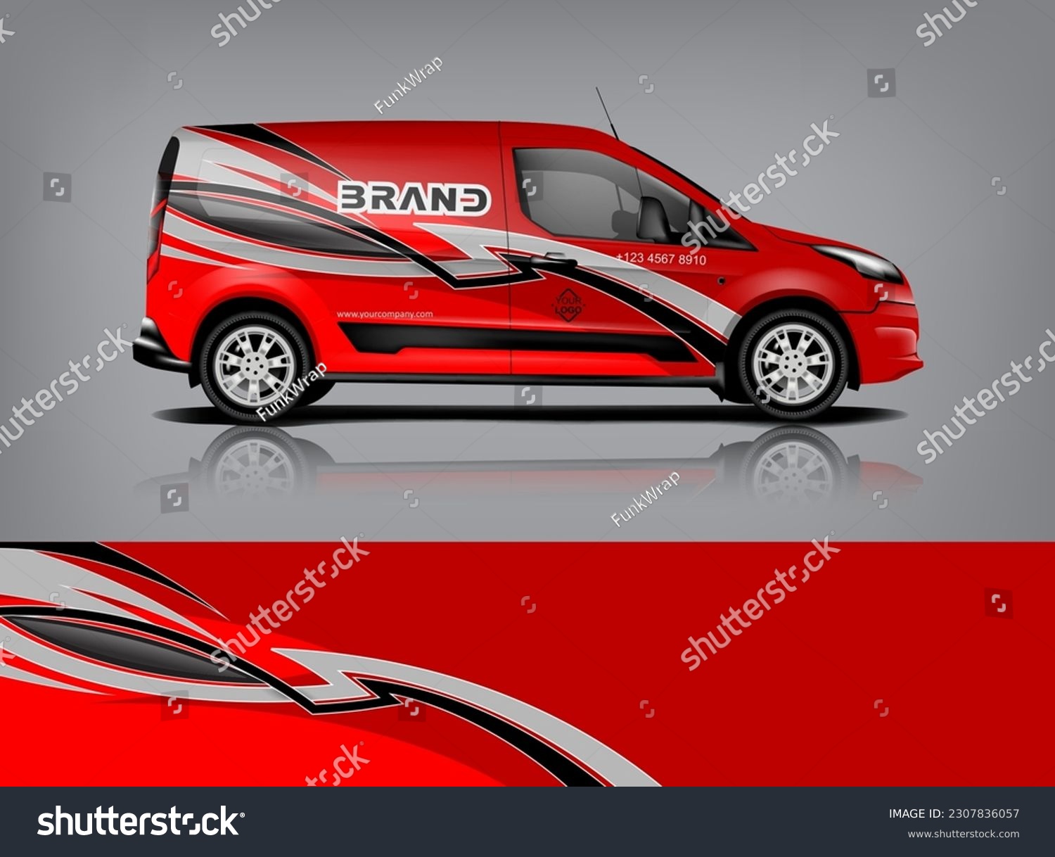 Car decal design vector. Graphic abstract stripe racing background kit designs for wrap vehicle, race car, rally, adventure and livery dekal a1