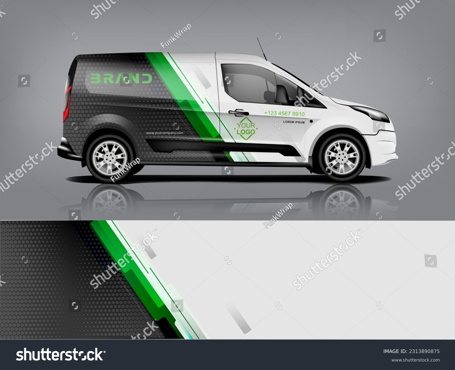 Car decal design vector. Graphic abstract stripe racing background kit designs for wrap vehicle, race car, rally, adventure and livery dekal a1